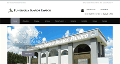 Desktop Screenshot of funerariapanico.com.br